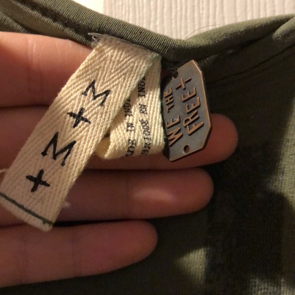 We The Free Olive Green tank top - Picture 2 of 4